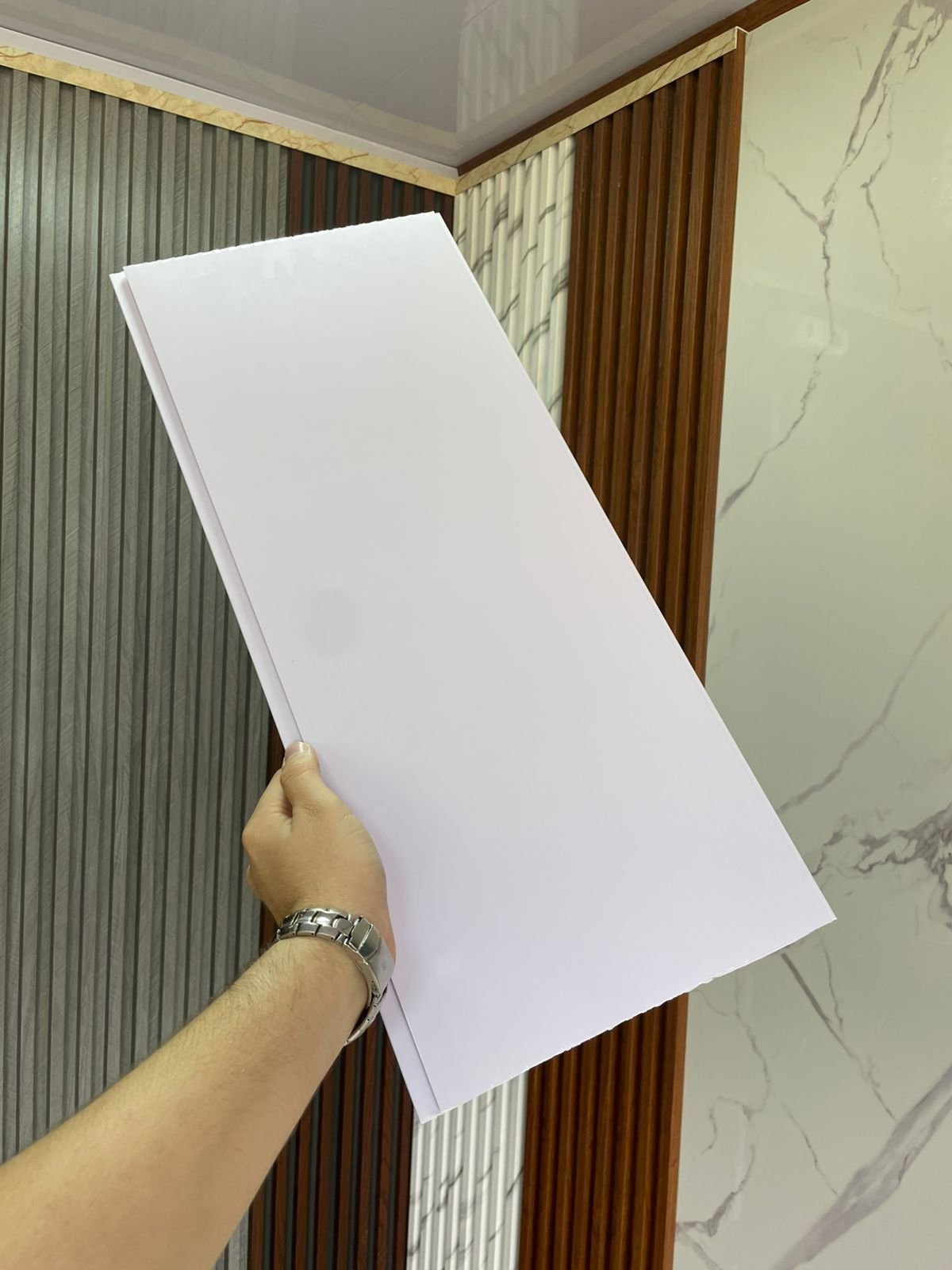 Cielo Falso Blanco Brillante